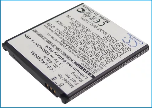 LG BL-48LN helyettesítő mobiltelefon akkumulátor (Li-ion, 3.7V, 1200mAh / 4.44Wh) - Utángyártott