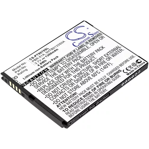 Pantech 5HTB0133S0A, PBR-51A helyettesítő mobiltelefon akkumulátor (Li-ion, 3.7V, 1300mAh) - Utángyártott