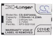 Socketmobile XP3-0001100 helyettesítő mobiltelefon akkumulátor (Li-ion, 3.7V, 1150mAh / 4.25Wh) - Utángyártott