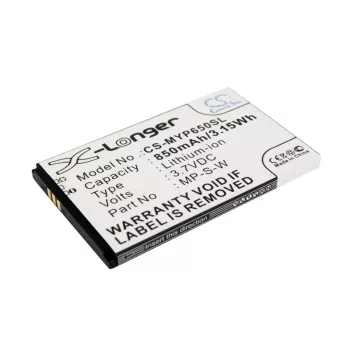   MyPhone MP-S-W helyettesítő mobiltelefon akkumulátor (Li-ion, 3.7V, 850mAh / 3.15Wh) - Utángyártott