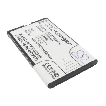   ZTE Li3710T42P3h623846 helyettesítő mobiltelefon akkumulátor (Li-ion, 3.7V, 1200mAh / 4.44Wh) - Utángyártott