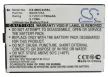Motorola SNN5725A helyettesítő mobiltelefon akkumulátor (Li-ion, 3.7V, 750mAh) - Utángyártott