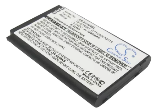 Toshiba TS-BTR001 helyettesítő mobiltelefon akkumulátor (Li-ion, 3.7V, 1200mAh / 4.44Wh) - Utángyártott