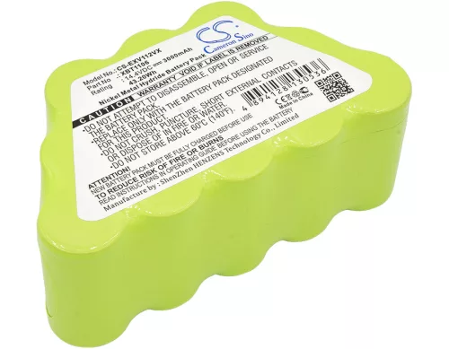 Shark XBT1106 helyettesítő takarítógép akkumulátor (Ni-MH, 14.4V, 3000mAh / 43.2Wh) - Utángyártott