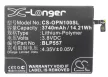 OPPO BLP557 helyettesítő mobiltelefon akkumulátor (Li-Polymer, 3.8V, 3740mAh / 14.21Wh) - Utángyártott