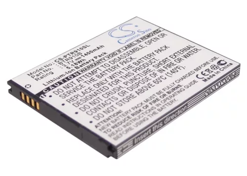 Pantech BTR910B helyettesítő mobiltelefon akkumulátor (Li-ion, 3.7V, 1400mAh / 5.18Wh) - Utángyártott