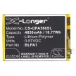 OPPO BLPA1 helyettesítő mobiltelefon akkumulátor (Li-Polymer, 3.87V, 4850mAh / 18.77Wh) - Utángyártott