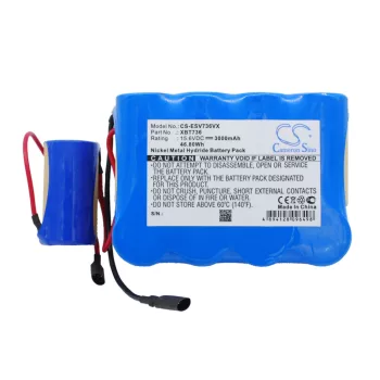   Shark XBP736 helyettesítő takarítógép akkumulátor (Ni-MH, 15.6V, 3000mAh / 46.80Wh) - Utángyártott