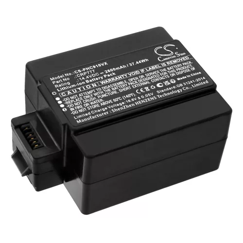 ICLEBO YCR-B01-3 helyettesítő takarítógép akkumulátor (Li-ion, 14.4V, 2600mAh / 37.44Wh) - Utángyártott