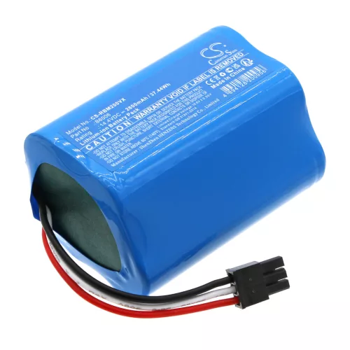 Robzone BTX-B6006 helyettesítő takarítógép akkumulátor (Li-ion, 14.4V, 2600mAh / 37.44Wh) - Utángyártott