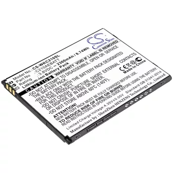   Wiko C210AEBATT helyettesítő mobiltelefon akkumulátor (Li-ion, 3.8V, 2300mAh / 8.74Wh) - Utángyártott