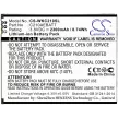 Wiko C210AEBATT helyettesítő mobiltelefon akkumulátor (Li-ion, 3.8V, 2300mAh / 8.74Wh) - Utángyártott