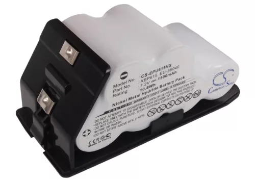 Euro Pro XBP615 helyettesítő takarítógép akkumulátor (Ni-MH, 7.2V, 1500mAh / 10.80Wh) - Utángyártott