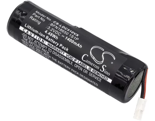 Leifheit BFN18650 1S1P helyettesítő takarítógép akkumulátor (LiFePO4, 3.2V, 1400mAh / 4.48Wh) - Utángyártott