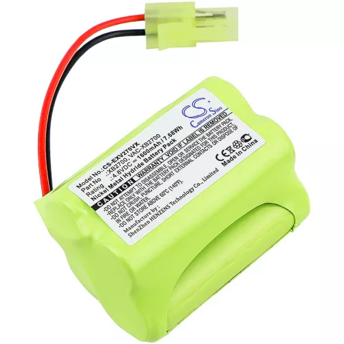 Shark XB2700 helyettesítő takarítógép akkumulátor (Ni-MH, 4.8V, 1600mAh / 7.68Wh) - Utángyártott