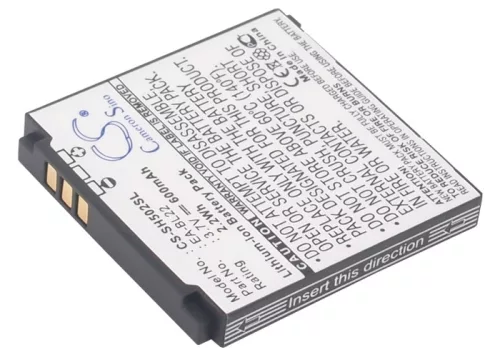 Sharp EA-BL22 helyettesítő mobiltelefon akkumulátor (Li-ion, 3.7V, 600mAh) - Utángyártott