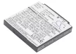 Sharp EA-BL22 helyettesítő mobiltelefon akkumulátor (Li-ion, 3.7V, 600mAh) - Utángyártott