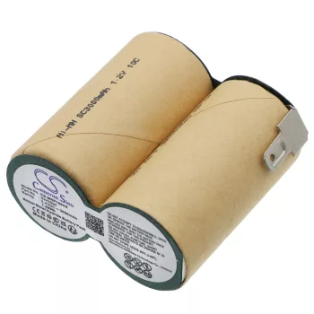   Miele S242000 helyettesítő takarítógép akkumulátor (Ni-MH, 2.4V, 3000mAh / 7.20Wh) - Utángyártott