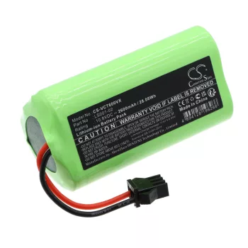   Vactidy LS001-02 helyettesítő takarítógép akkumulátor (Li-ion, 10.8V, 2600mAh / 28.08Wh) - Utángyártott