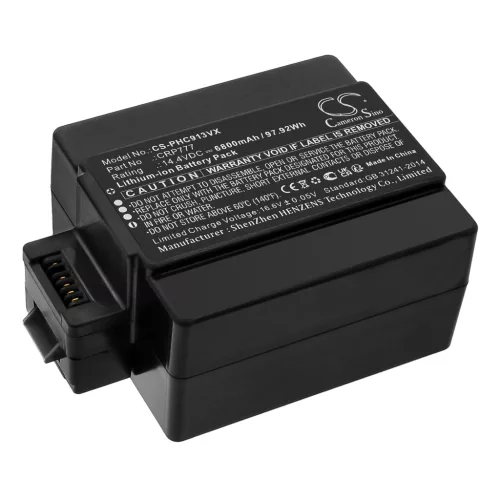 ICLEBO YCR-B01-3 helyettesítő takarítógép akkumulátor (Li-ion, 14.4V, 6800mAh / 97.92Wh) - Utángyártott