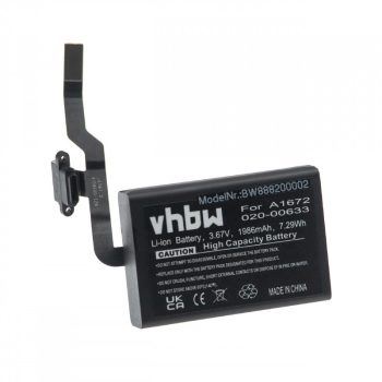   Apple Magic Mouse 2 készülékhez vezeték nélküli egér akkumulátor (3.67V, 1986mAh / 7.29Wh) - Utángyártott