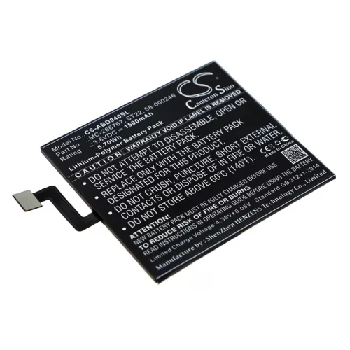 Amazon Kindle Paperwhite 10th készülékhez E-book olvasó akkumulátor (3.8V, 1500mAh / 5.7Wh) - Utángyártott