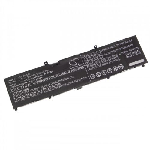 Asus UX310, UX310UA készülékekhez laptop akkumulátor (11.4V, 4000mAh / 45.6Wh, Fekete) - Utángyártott