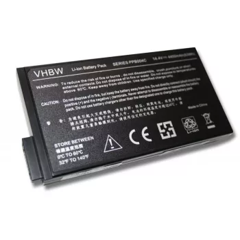   HP / CompaQ EVO N1000 készülékhez laptop akkumulátor (14.4V, 4400mAh / 63.36Wh, Fekete) - Utángyártott