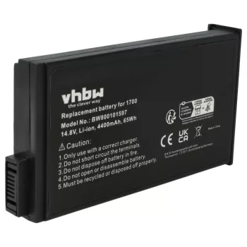  HP / CompaQ EVO N1000 készülékhez laptop akkumulátor (14.4V, 4400mAh / 63.36Wh, Fekete) - Utángyártott