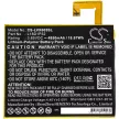 Lenovo Smart Tab M10 készülékhez tablet akkumulátor (3.85V, 4850mAh / 18.67Wh) - Utángyártott