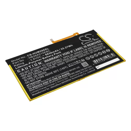Huawei Mediapad FDR-A01w készülékhez tablet akkumulátor (3.8V, 6650mAh / 25.27Wh) - Utángyártott