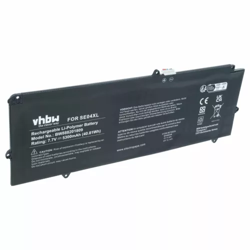 HP Pro Tablet x2 612 G2 készülékhez tablet akkumulátor (7.7V, 5300mAh / 40.81Wh) - Utángyártott