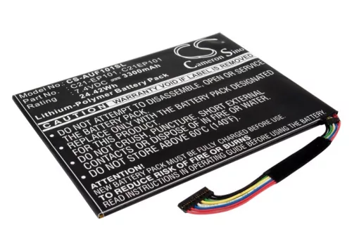 Asus Eee Pad Transformer TF101 készülékhez tablet akkumulátor (7.4V, 3300mAh / 24.42Wh) - Utángyártott