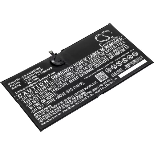 Huawei Mediapad CMR-AL09 készülékhez tablet akkumulátor (3.85V, 7300mAh / 28.11Wh) - Utángyártott