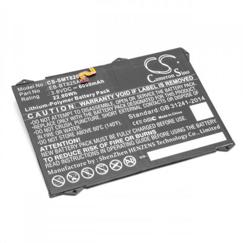 Samsung Galaxy Tab S3 9.7 készülékhez tablet akkumulátor (3.8V, 6000mAh / 22.8Wh) - Utángyártott