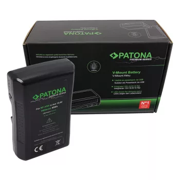   Sony DSR 250P készülékhez prémium fényképezőgép akkumulátor V-Mount csatlakozóval (6600mAh / 95Wh, 14.4V, Li-Ion) - Utángyártott