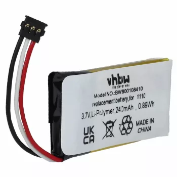  Logitech H600 készülékhez vezeték nélküli fejhallgató akkumulátor (3.7V, 240mAh / 0.89Wh) - Utángyártott