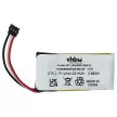 Logitech H600 készülékhez vezeték nélküli fejhallgató akkumulátor (3.7V, 240mAh / 0.89Wh) - Utángyártott