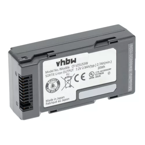 Panasonic Toughbook CF-H1 készülékhez tablet akkumulátor (7.2V, 2900mAh / 20.88Wh) - Utángyártott