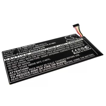   Asus Memo Pad ME172V készülékhez tablet akkumulátor (3.7V, 4300mAh / 15.91Wh) - Utángyártott