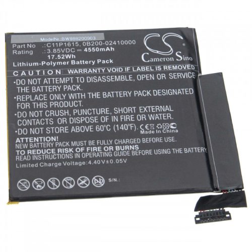 Asus Zenpad P00J készülékhez táblagép / tablet akkumulátor (3.85V, 4550mAh / 17.52Wh) - Utángyártott