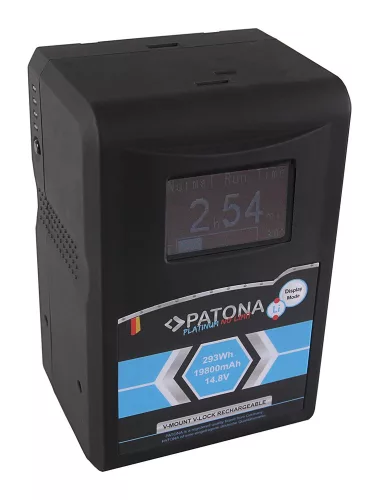 Sony DSR 250P készülékhez platinum fényképezőgép akkumulátor V-Mount csatlakozóval (19800mAh / 293Wh, 14.8V, Li-Ion) - Utángyártott