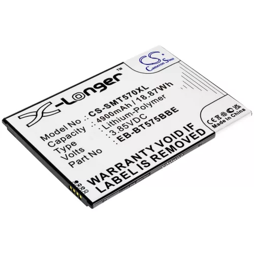 Samsung Galaxy Tab Active 3 készülékhez táblagép / tablet akkumulátor (3.85V, 4900mAh / 18.87Wh) - Utángyártott
