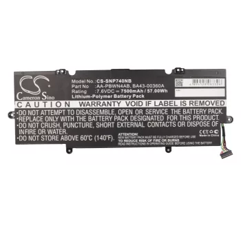   Samsung 530U4E, 730U3E készülékekhez laptop akkumulátor (7.6V, 7500mAh / 57Wh) - Utángyártott