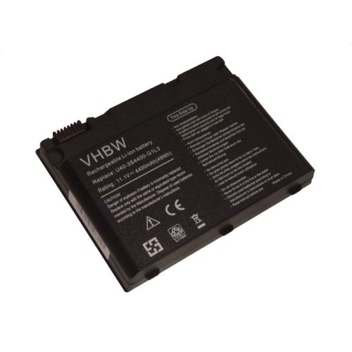 Advent 1015, 1315 készülékekhez laptop akkumulátor (11.1V, 4400mAh / 48.84Wh, Fekete) - Utángyártott