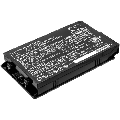 Dell Latitude 12 7202, 7202 készülékekhez tablet akkumulátor (7.4V, 3400mAh / 25.16Wh) - Utángyártott
