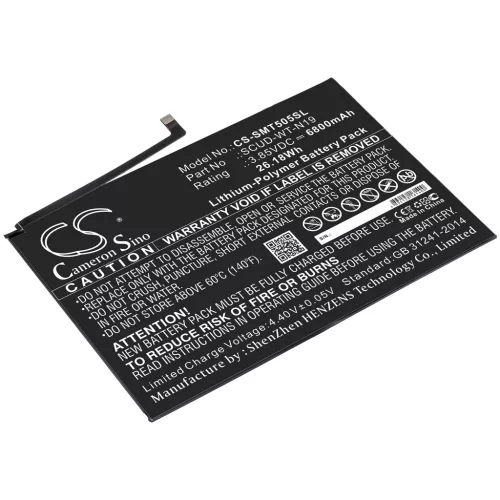 Samsung Galaxy Tab A7 10.4 2020 készülékhez tablet akkumulátor (3.85V, 6800mAh / 26.18Wh) - Utángyártott