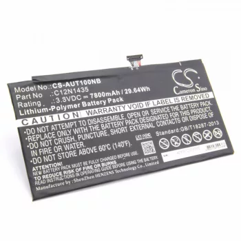   Asus Transformer Book T100HA készülékhez tablet akkumulátor (3.8V, 7800mAh / 29.64Wh) - Utángyártott