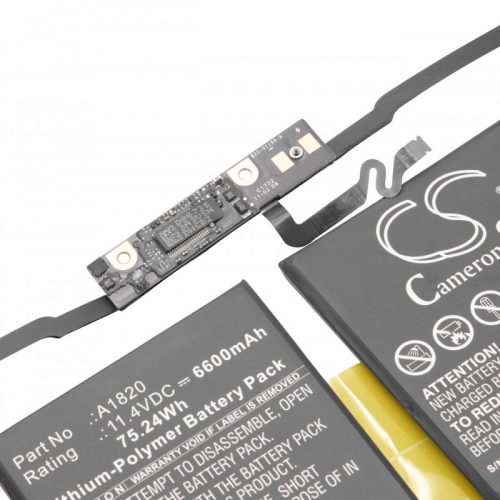 Apple MacBook A1707, MLH32CH/A készülékekhez laptop akkumulátor (11.4V, 6600mAh / 75.24Wh) - Utángyártott