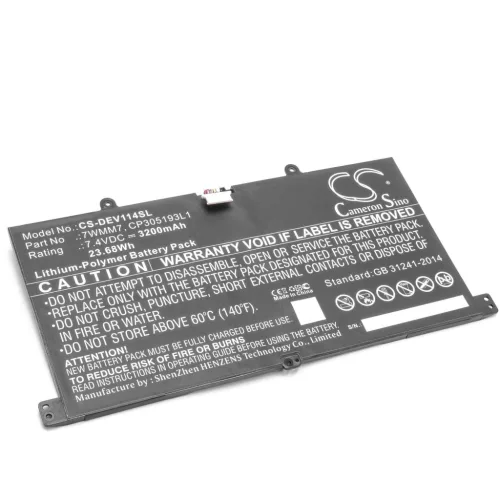Dell CFC6C, D1R74 készülékekhez billentyűzet akkumulátor (7.4V, 3200mAh / 23.68Wh) - Utángyártott